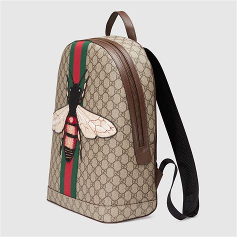 gucci backpack cheap gold bees|gucci bee backpack price.